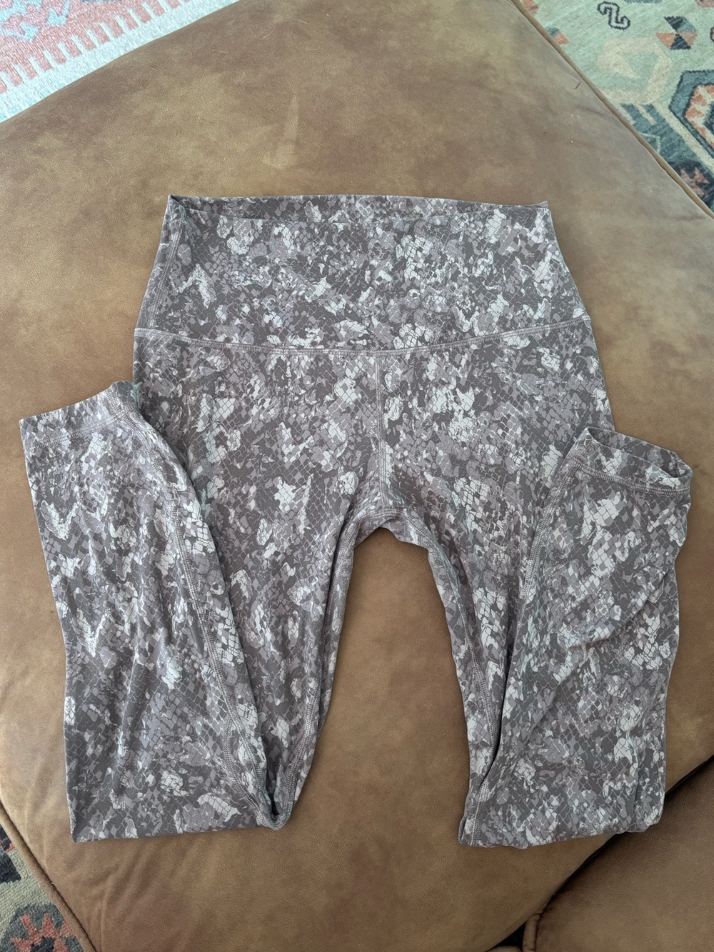 Lululemon Align 27" inseam in Snake pattern